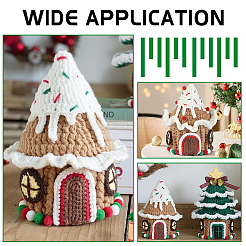 1Set Christmas Theme DIY Crochet Kit for Beginners&nbsp;DIY-SC0027-78B