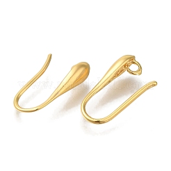 Rack Plating Brass Earring Hooks&nbsp;KK-C081-06G