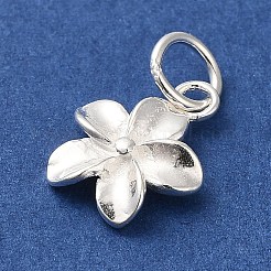 925 Sterling Silver Flower Charms&nbsp;STER-K180-06S