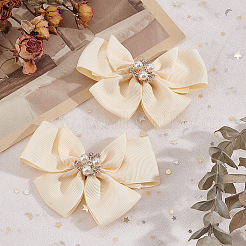 Polyester Bowknot Shoe Decorations&nbsp;FIND-GO0001-52A