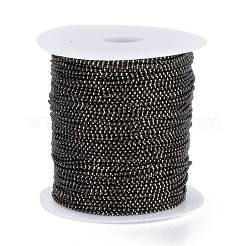 Spray Painted Brass Faceted Ball Chains&nbsp;CHC-K011-35G