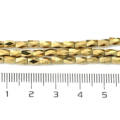 Electroplate Glass Beads Strands&nbsp;GLAA-Q101-02B-FP01