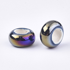 Electroplate Porcelain Beads&nbsp;PORC-T003-01