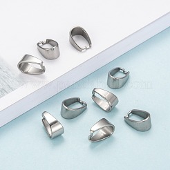 Tarnish Resistant 201 Stainless Steel Snap on Bails&nbsp;STAS-H052