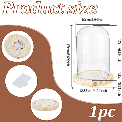 Glass Dome Cover&nbsp;AJEW-WH0752-088A