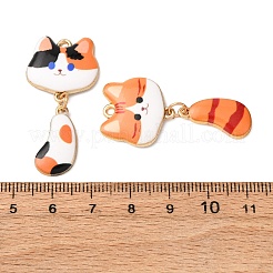Alloy Enamel Pendants&nbsp;X-ENAM-B032-01
