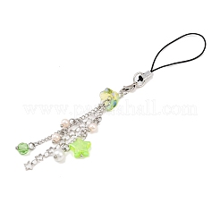 Glass & Acrylic Mobile Straps&nbsp;HJEW-SW00079-11
