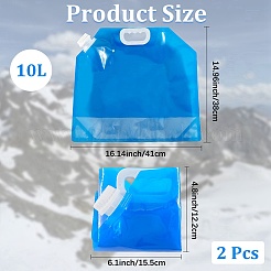 Plastic Outdoor Water Bag&nbsp;AJEW-CN0006-39A