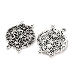Tibetan Style Alloy Multi-Strand Links&nbsp;FIND-C094-01AS