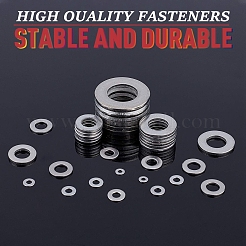 Stainless Steel Flat Washers&nbsp;AJEW-UN0001-007P