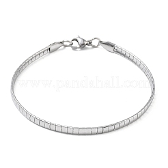 304 Stainless Steel Link Chain Bracelets for Women&nbsp;BJEW-Z178-11P