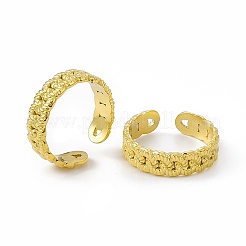 Ion Plating(IP) 304 Stainless Steel Cuff Ring for Women&nbsp;RJEW-C060-41G
