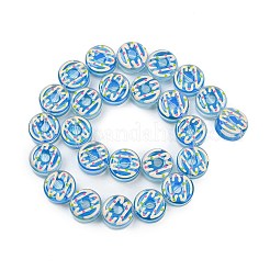 UV Plating Transparent Glass Beads&nbsp;LAMP-R004-03C