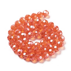 Electroplate Transparent Glass Beads Strands&nbsp;EGLA-A035-T10mm-A05
