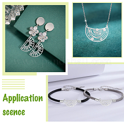 18Pcs 3 Style 201 Stainless Steel Pendants&nbsp;STAS-DC0006-36