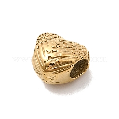 304 Stainless Steel European Beads&nbsp;STAS-B113-01G