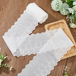 5 Yards Embroidery Flower Cotton Ribbons&nbsp;OCOR-FH0001-42