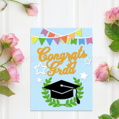 Graduation Theme Carbon Steel Cutting Dies Stencils&nbsp;DIY-WH0263-0252