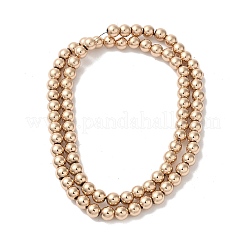 Electroplated Synthetic Magnetic Hematite Beads Strands&nbsp;G-I364-D01