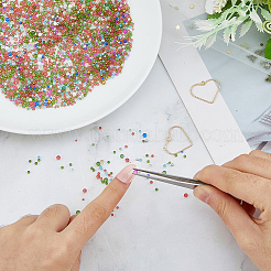 180G 12 Colors Bubble Beads&nbsp;GLAA-HY0001-21