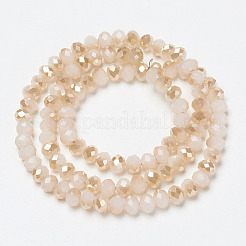 Electroplate Glass Beads Strands&nbsp;EGLA-A034-J3mm-K07