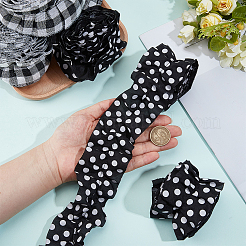 6 Rolls 2 Styles Polyester Wrinkle Ribbons&nbsp;OCOR-GF0005-83