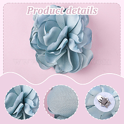 1 Pair Flower Cloth Shoe Decoration&nbsp;AJEW-DR0001-65A
