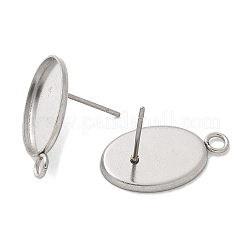 304 Stainless Steel Stud Earring&nbsp;LS-STAS-C117-07P