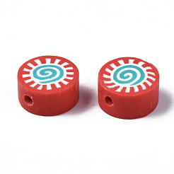 Handmade Polymer Clay Beads&nbsp;CLAY-N008-037F