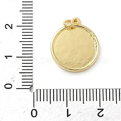 Brass Enamel Pendants&nbsp;KK-C110-36G-02
