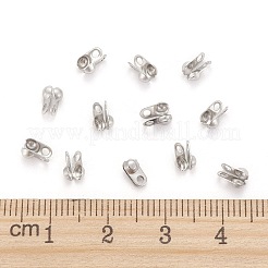Tarnish Resistant 304 Stainless Steel Bead Tips&nbsp;STAS-R063-20