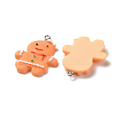 Christmas Opaque Resin Pendants&nbsp;RESI-E022-03P-02
