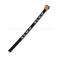 Word WWJD Polyester Adjustable String Bracelets&nbsp;BJEW-K300-01