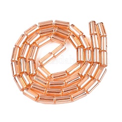 Transparent Electroplate Glass Beads Strands&nbsp;EGLA-N012-08