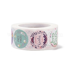 8 Patterns Easter Theme Self Adhesive Paper Sticker Rolls&nbsp;LS-DIY-C060-03J