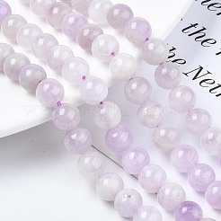 Natural Lavender Amethyst Beads Strands&nbsp;G-S333-8mm-009-01
