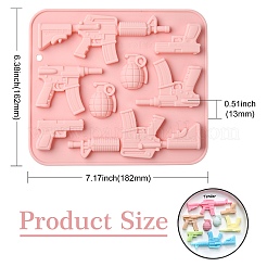 2PCS Firearms & Weaponry Theme Silicone Molds&nbsp;ST-CJ0007-48