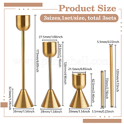 DIY Aluminium Candle Stand Kits&nbsp;DIY-WH0888-346