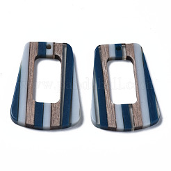 Resin & Walnut Wood Pendants&nbsp;RESI-N025-013A-C01