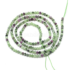Natural Ruby in Zoisite Beads Strands&nbsp;G-S152-06-2mm