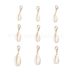 Shell Pendant Decoration&nbsp;HJEW-JM03185-02
