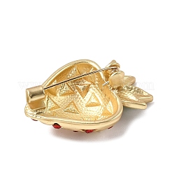 Alloy Rhinestone Brooches for Clothes for Women&nbsp;JEWB-F042-01MG