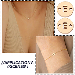 Real 14K Gold Plated Brass Connector Charms&nbsp;KK-TAC0017-04G-02