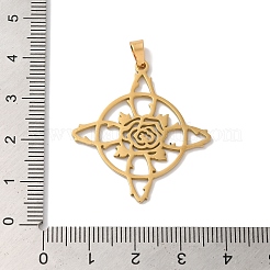 304 Stainless Steel Pendants&nbsp;STAS-U010-10G