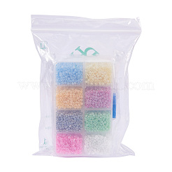 8/0 Round Glass Seed Beads&nbsp;SEED-PH0006-3mm-04