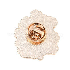 Panda with Daisy Enamel Pins&nbsp;JEWB-L028-02G-01