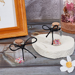 2Pcs Glass Cork Tube Wishing Bottle&nbsp;AJEW-DR00019
