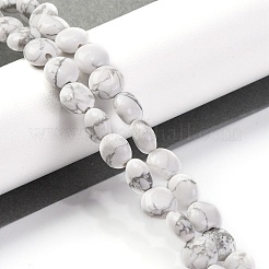 Natural Howlite Beads Strands&nbsp;G-T047-A03-01