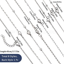 12Pcs Adjustable 304 Stainless Steel Wire Cuff Bangle Making&nbsp;MAK-SC0001-19