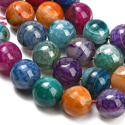 Natural Dragon Veins Agate Beads Strands&nbsp;GG-L001-L01-01B